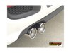 Ragazzon Edelstahl Sportauspuff Fiat 500 S 1.3l Mjet ab 2013 2x70mm rund eingerollt versetzt