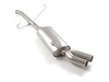 Ragazzon Edelstahl Sportauspuff Fiat Barchetta 2x70mm rund eingerollt gerade versetzt
