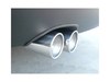 Ragazzon Edelstahl Sportauspuff Fiat Bravo Typ 198 1.4l TJET mit Sport-Heck 2x80mm rund eingerollt versetzt