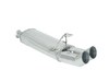 Ragazzon Edelstahl Komplettanlage ab Kat Fiat Coupe 2.0l 20V 2x80mm DTM rund scharfkantig