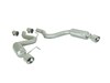 Ragazzon Edelstahl Duplex Sportauspuff Super-Sound Version Ford Mustang 6 Coupe 2.3l EcoBoost je 102mm rund eingerollt abgeschrägt