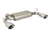 Ragazzon Edelstahl Duplex Sportauspuff Infiniti G Cabrio V36 3.7l V6 je 135x90mm oval abgeschrägt