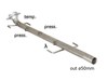 Ragazzon Edelstahl Partikelfilter-Ersatzrohr Mazda 6 I GG GY 2.0l CD