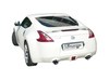 Ragazzon Edelstahl Duplex Racing-Komplettanlage ab Kat Nissan 370Z Coupe u. Roadster je 102mm rund eingerollt abgeschrägt