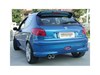 Ragazzon Edelstahl Racing-Komplettanlage ab Kat Peugeot 206 RC 2x80mm rund eingerollt