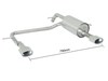 Ragazzon Edelstahl Duplex Racing-Komplettanlage ab Kat Peugeot 207 CC 1.6 THP je 115x70mm oval eingerollt