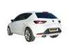Ragazzon Edelstahl Komplettanlage ab Kat Seat Leon 5F FR TDI 135x90mm oval abgeschrägt