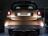 Ragazzon Edelstahl Sportauspuff Mittig Smart Fortwo 3 Typ 453 ab 2014 2x70mm rund eingerollt gerade