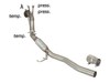 Ragazzon Edelstahl Race Kat- und Partikelfilter-Ersatzrohr VW Passat B6 Typ 3C TDI mit CBAB/CBBB -Motor ab 08