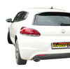 Ragazzon Edelstahl Sport-Endschalldämpfer VW Scirocco Typ 13 1.4TSI 135x90mm oval abgeschrägt