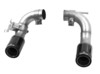 Remus Edelstahl Endrohrset rechts-links BMW 2er F22 F23 M235i je 84mm Street Race rund in schwarz