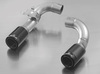 Remus Edelstahl Duplex Endrohrsatz rechts-links BMW 3er 335i F30 F31 und 4er 435i F32 F36 je 1x84mm Street Race Black Chrome in schwarz