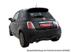 Remus Edelstahl Duplex Sportauspuff Fiat 500 Abarth inkl. Endrohr nach Wahl