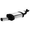Remus Edelstahl Sportauspuff Ford Escort Turnier 92x78mm viereckig eingerollt