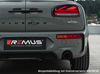 Remus Edelstahl Duplex Sportauspuff-Komplettanlage ab OPF Mini F54 JCW Clubman ALL4 John Cooper Works ab 2019 inkl. Endrohrsatz nach Wahl