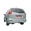 Remus Edelstahl Sportauspuff Mazda 5 Van 92x78mm viereckig eingerollt