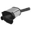 Remus Edelstahl Duplex Sportauspuff-Hauptschalldämpfer Opel Astra H GTC Diesel je 2x76mm rund gerade Remus Edelstahl Duplex Sportauspuff-Hauptschalldämpfer Opel Astra H GTC Diesel je 2x76mm rund gerade