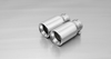 Remus Edelstahl Endrohrsatz 2x90mm rund eingerollt gerade