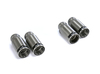 Remus Edelstahl Endrohrsatz rechts-links je 2x84mm Street Race rund eingerollt gerade