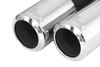 Remus Edelstahl Sportendrohr 2x84mm rund eingerollt