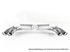 Remus Edelstahl Duplex Racing Sportauspuff BMW 5er F90 M5 Limousine inkl. Endrohrsatz nach Wahl