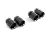 Remus Titan Endrohrsatz rechts-links je 2x100mm rund eingerollt gerade schwarz inkl. Adapterset