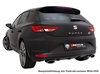 Remus Edelstahl Duplex Racing-Komplettanlage ab Kat Seat Leon Cupra 300 3-Tür 5-Tür 5F inkl. Endrohrsatz nach Wahl