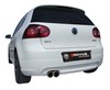 Remus Edelstahl Sportauspuff VW Golf 5 GTI 2x84mm Street Race rund eingerollt