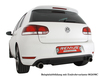 Remus Edelstahl Duplex Sportauspuff VW Golf 6 GTI inkl. Endrohrsatz nach Wahl