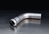 Remus Edelstahl Sportauspuff VW Golf 7 1.2l TSI 2x84mm Carbon Race rund eingerollt abgeschrägt