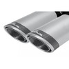 Remus Edelstahl Sportauspuff VW Golf 7 1.4l TSI 2x84mm Carbon Race rund eingerollt abgeschrägt