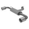 Remus Edelstahl Duplex Sportauspuff VW Scirocco 3 R je 115mm rund eingerollt