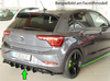 Rieger Heckeinsatz ABS/schwarz glänzend für originalen ESD VW Polo 6 AW R-Line