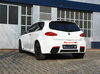 Supersprint Edelstahl Racing-Komplettanlage ab Kat Alfa Romeo 147 GTA 3.2i V6 2x80mm rund eingerollt abgeschrägt