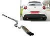 Supersprint Edelstahl Racing-Komplettanlage ab Kat Alfa Romeo MiTo 1.4l TB 2x80mm rund eingerollt abgeschrägt schwarz