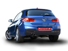 Supersprint Edelstahl Sportauspuff BMW 1er F20 F21 116i 118i 120i 2x90mm rund eingerollt abgeschrägt