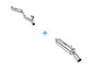 Supersprint Edelstahl Sportauspuff-Komplettanlage ab Kat BMW 3er E30 316 316i 318i (Motor M10) 90x70mm oval