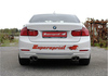 Supersprint Edelstahl Duplex Racing-Komplettanlage inkl. Kat-Ersatz BMW 3er F30/F31 LCI 335d je 2x80mm rund eingerollt abgeschrägt