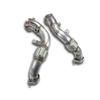 Supersprint Edelstahl Downpipe mit Sport-Kat BMW F10/F11 550i