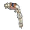 Supersprint Edelstahl Downpipe mit Sport-Kat BMW 6er F12/F13 650i