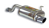 Supersprint Edelstahl Sportauspuff-Komplettanlage ab Kat Honda Civic 6 Hatchback 1.4l-1.6l 100mm rund eingerollt