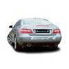 Supersprint Edelstahl Duplex Sportauspuff-Komplettanlage ab Kat Mercedes E-Klasse C207 E300 E350 CGI je 145x95mm oval eingerollt abgeschrägt