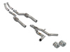 Supersprint Edelstahl Downpipe mit Sport-Kats und Mittelschalldämpfer-Ersatz Mercedes E-Klasse W212/S212 E63 AMG 4matic Facelift