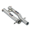Supersprint Edelstahl Downpipe inkl. Kat-Ersatzrohren Mercedes E-Klasse W124 Limo E400 E420 E500 inkl. AMG