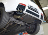 Supersprint Edelstahl Racing-Komplettanlage ab Kat Alfa Romeo 147 GTA 3.2i V6 2x80mm rund eingerollt abgeschrägt