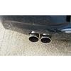 Supersprint Edelstahl Sportauspuff BMW 1er F20/F21 114-125d 2x80mm rund eingerollt abgeschrägt