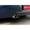 Supersprint Edelstahl Sportauspuff BMW 1er F20/F21 114-125d 2x80mm rund eingerollt abgeschrägt