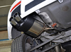 Supersprint Edelstahl Racing-Komplettanlage ab Kat Alfa Romeo 147 GTA 3.2i V6 2x80mm rund eingerollt abgeschrägt