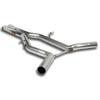 Supersprint Edelstahl Downpipe mit Sport-Kats und Mittelschalldämpfer-Ersatz Mercedes E-Klasse W212/S212 E63 AMG 4matic Facelift