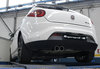 Supersprint Edelstahl Sportauspuff-Komplettanlage ab Kat Fiat Bravo 1.4l T-Jet 2.0l D M-Jet für Sport-Heck 2x80mm rund eingerollt abgeschrägt